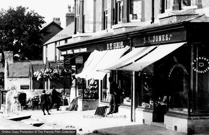 Photo of Prestatyn, High Street Shops 1895