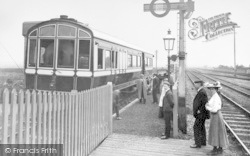 Station, A Railmotor c.1910, Prestatyn