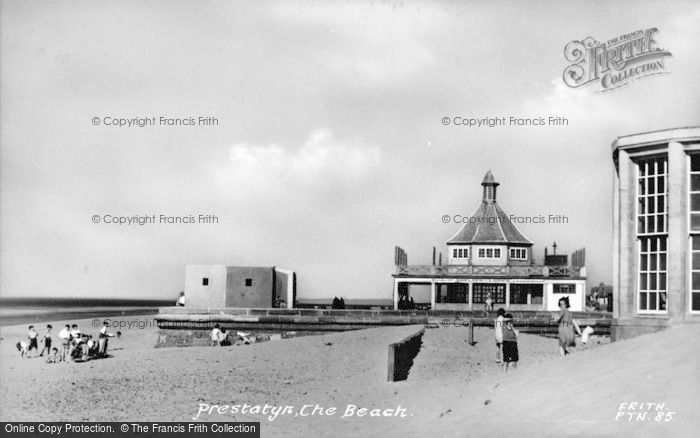 Photo of Prestatyn, The Beach c.1950