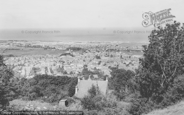 Photo of Prestatyn, The Town From The Mountain c.1965