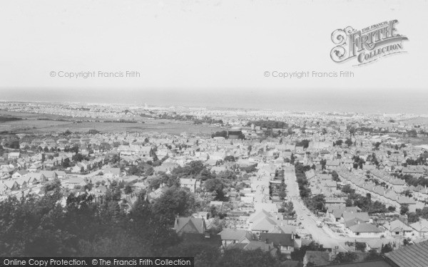 Photo of Prestatyn, The Town From The Mountain c.1965