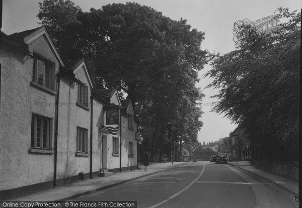 Photo of Prestbury, Bridge House And Village c.1950