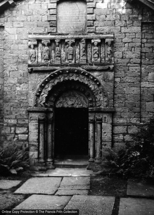 Photo of Prestbury, Chapel, Norman Doorway 1953