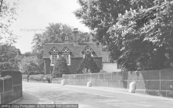 Photo of Prestbury, Cottage By The Bridge c.1950