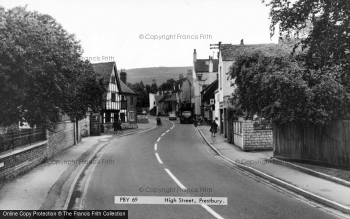 Photo of Prestbury, High Street c.1965