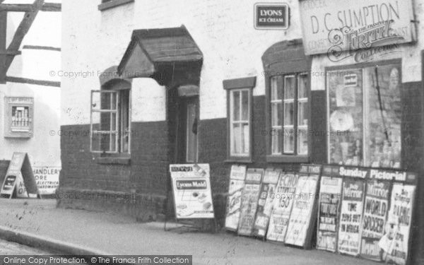 Photo of Prestbury, Newsagent, High Street c.1960