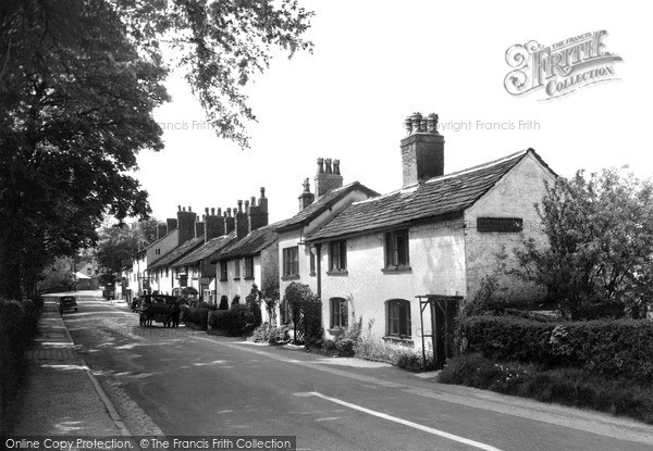 Photo of Prestbury, Old Cottages c.1950