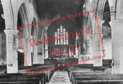 St Mary's Church, Interior 1907, Prestbury