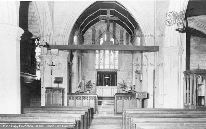Photo of Prestbury, The Church Interior c.1960