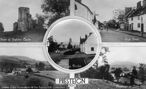 Photo of Presteigne, Composite c.1930