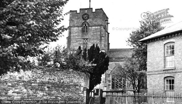 Photo of Presteigne, St Andrew's Church From Broad Street c.1960