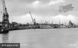 A View In The Dock c.1957, Preston