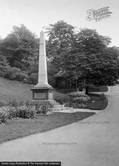Photo of Preston, Avenham Park, Boer War Memorial 1925