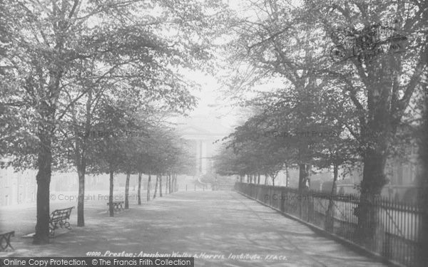 Photo of Preston, Avenham Walks And The Harris Institute 1898