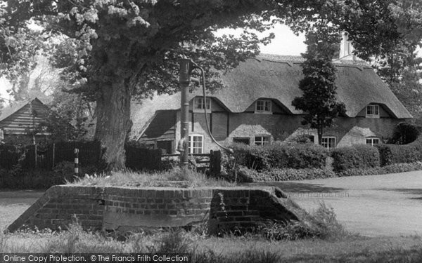 Photo of Preston Candover, The Village Pump On The Green 1955