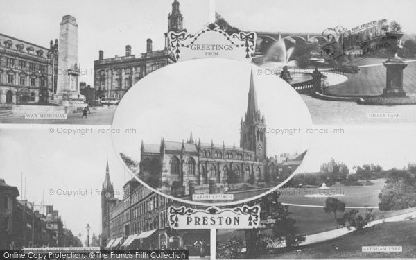 Photo of Preston, Composite c.1900