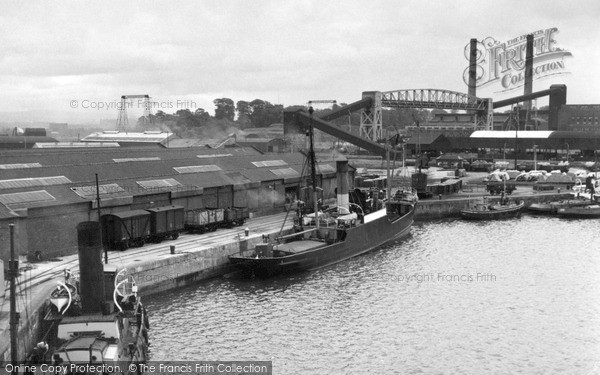 Photo of Preston, Dock, East Side c.1955