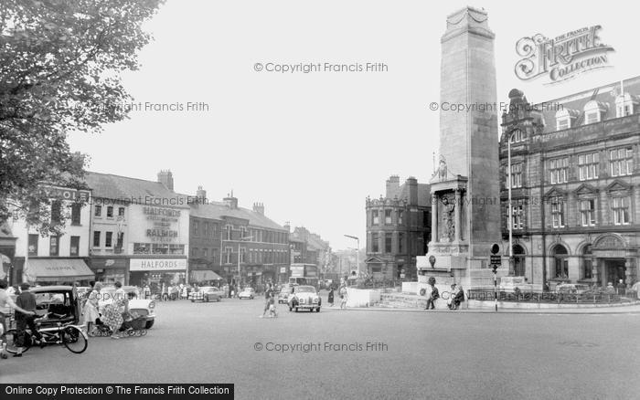 Photo of Preston, Friargate And The War Memorial c.1960