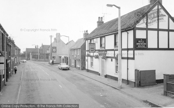 Photo of Preston, Main Street And Blacksmith's Arms c.1965