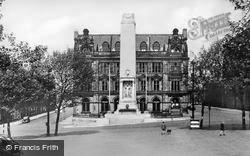Market Square And Memorial c.1950, Preston