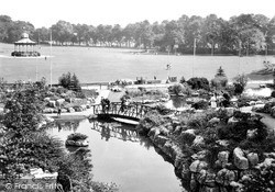 Rock Gardens And Lawns, Avenham Park c.1955, Preston