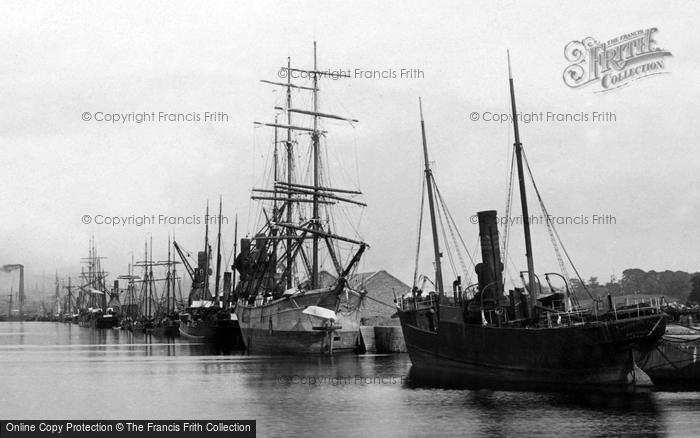 Photo of Preston, Ships In The Docks 1893