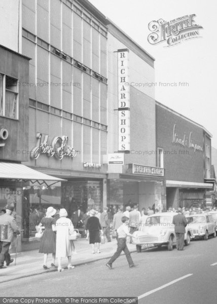 Photo of Preston, Shops, Cheapside c.1960