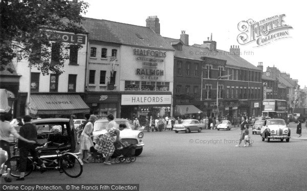 Photo of Preston, Shops in Friargate c1960