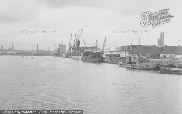 Photo of Preston, South Side Dock c.1957