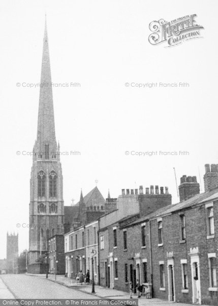 Photo of Preston, St Walburge's Church c.1960