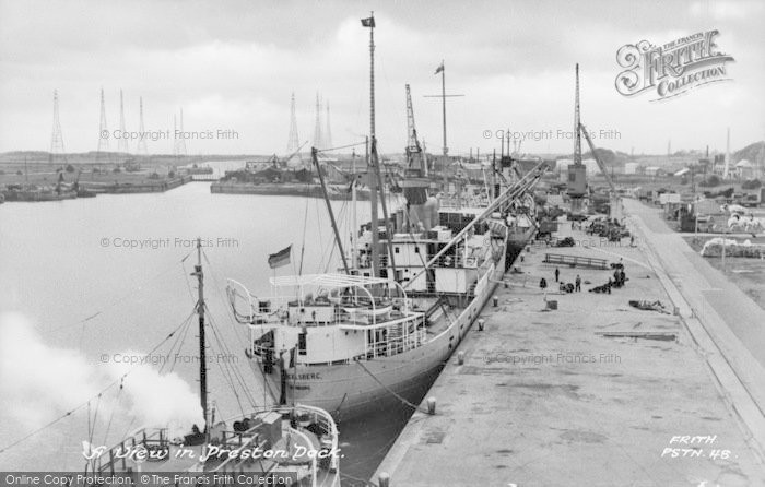 Photo of Preston, The Docks c.1955