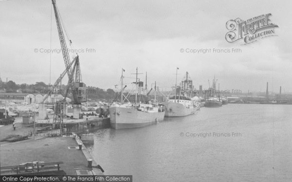 Photo of Preston, The Docks c.1957