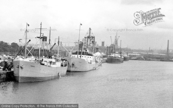Photo of Preston, The Docks c.1957