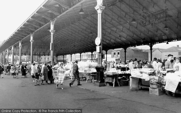 Photo of Preston, The Market c.1960