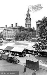 The Market Square c.1955, Preston