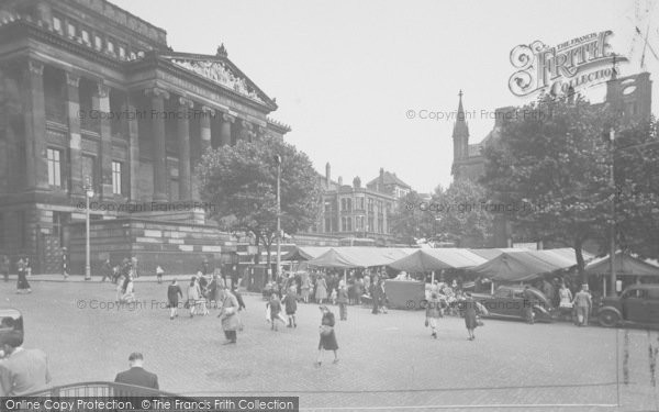Photo of Preston, The Market Square c.1955