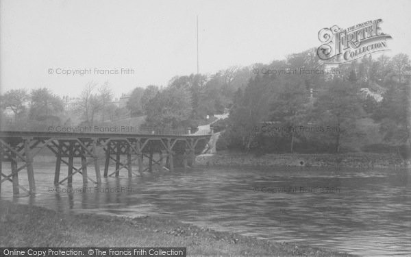 Photo of Preston, The Old Tram Bridge 1898