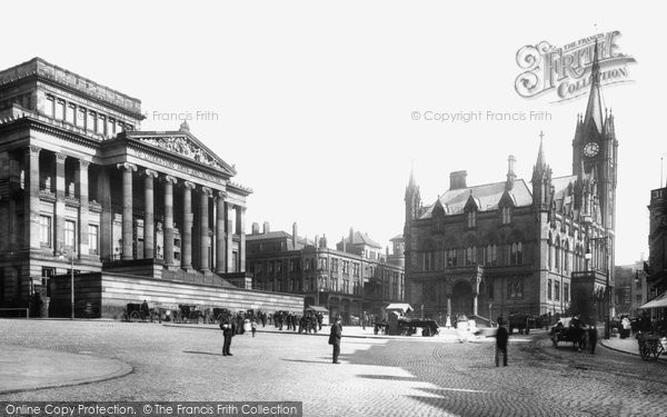 Photo of Preston, The Town Hall, Art Gallery And Library 1903