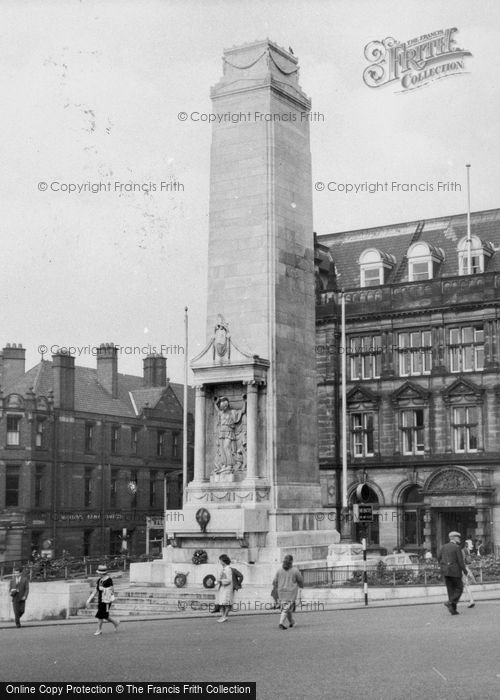 Photo of Preston, The War Memorial c.1960