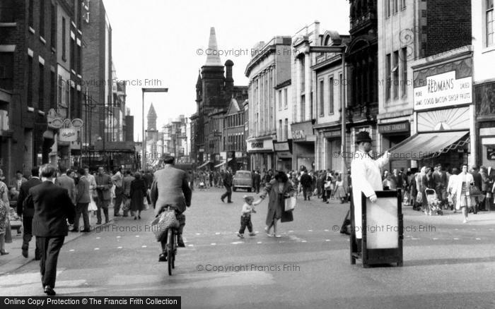 Photo of Preston, Traffic Policeman, Fishergate c.1960