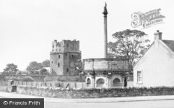 Preston Tower And Mercat Cross c.1930, Prestonpans