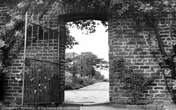 Photo of Prestwich, Heaton Park, Entrance To The Old English Garden c.1955