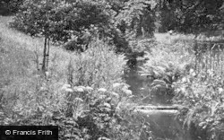 Heaton Park, The Stream c.1955, Prestwich