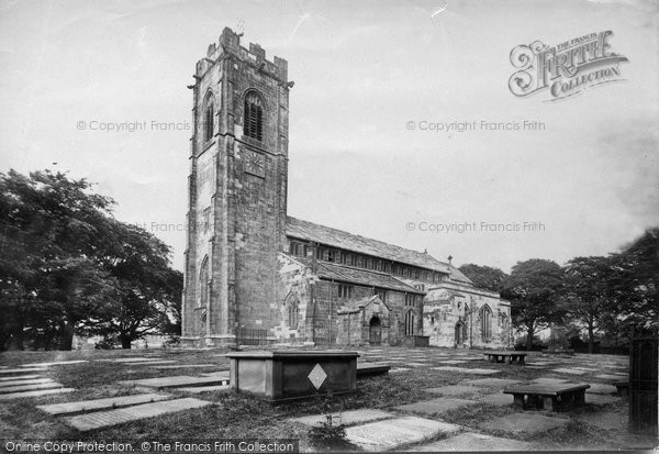 Photo of Prestwich, St Mary's Church c.1885