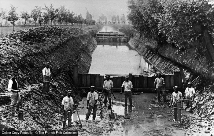 Photo of Prickwillow, Cleaning A Drainage Channel In The Fens c.1895