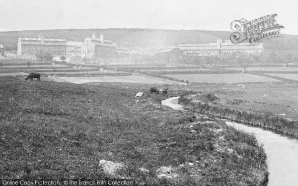 Photo of Princetown, Blackbrook River And Dartmoor Prison 1910