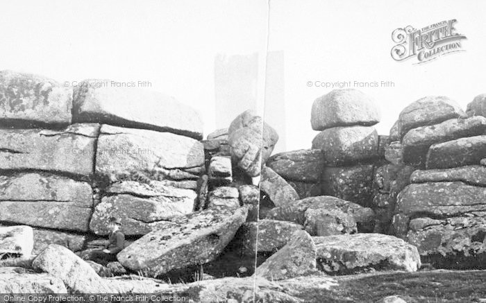 Photo of Princetown, Crumstone Tor c.1871