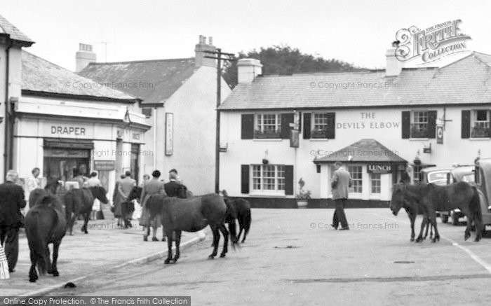 Photo of Princetown, Dartmoor Ponies c.1960