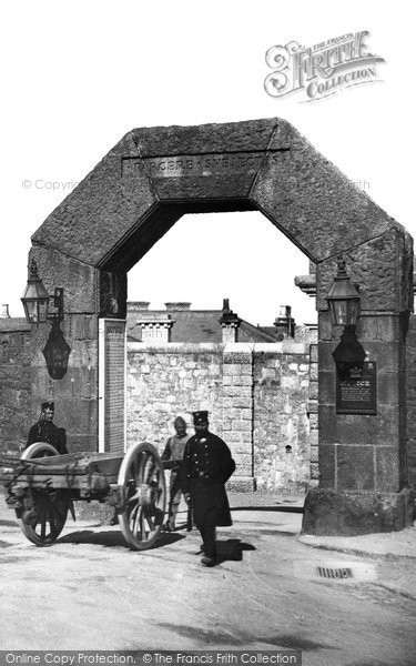 Photo of Princetown, Dartmoor Prison Gate 1890