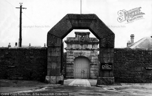 Photo of Princetown, The Entrance, Dartmoor Prison c.1965